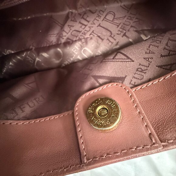 Furla Leopard Print Mauve Pumps & Matching Purse - Picture 8 of 9